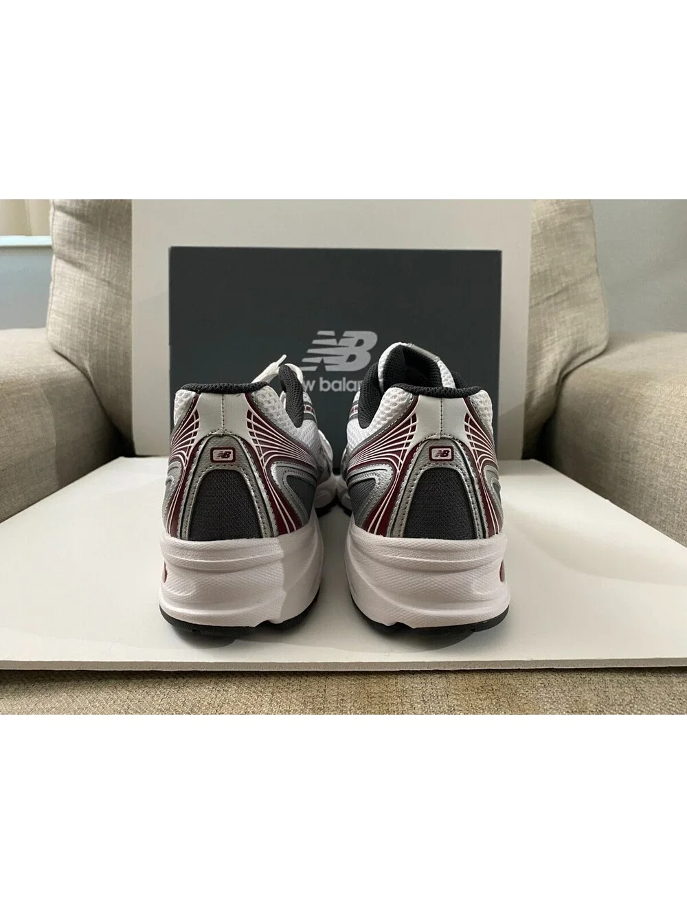 New Balance 740v2 U740RD2 Unisex Sneakers M11/W12.5 White Athletic Running Shoes
